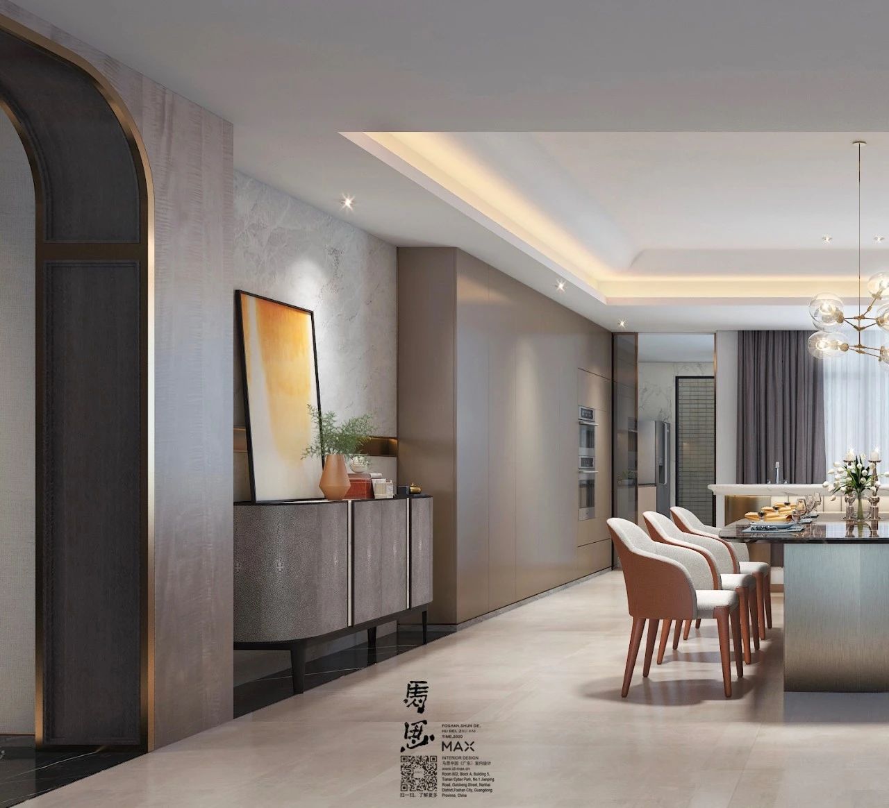 廣州裝修設(shè)計(jì)馬思 | 一樣的輕奢，不一樣的空間腔調(diào)